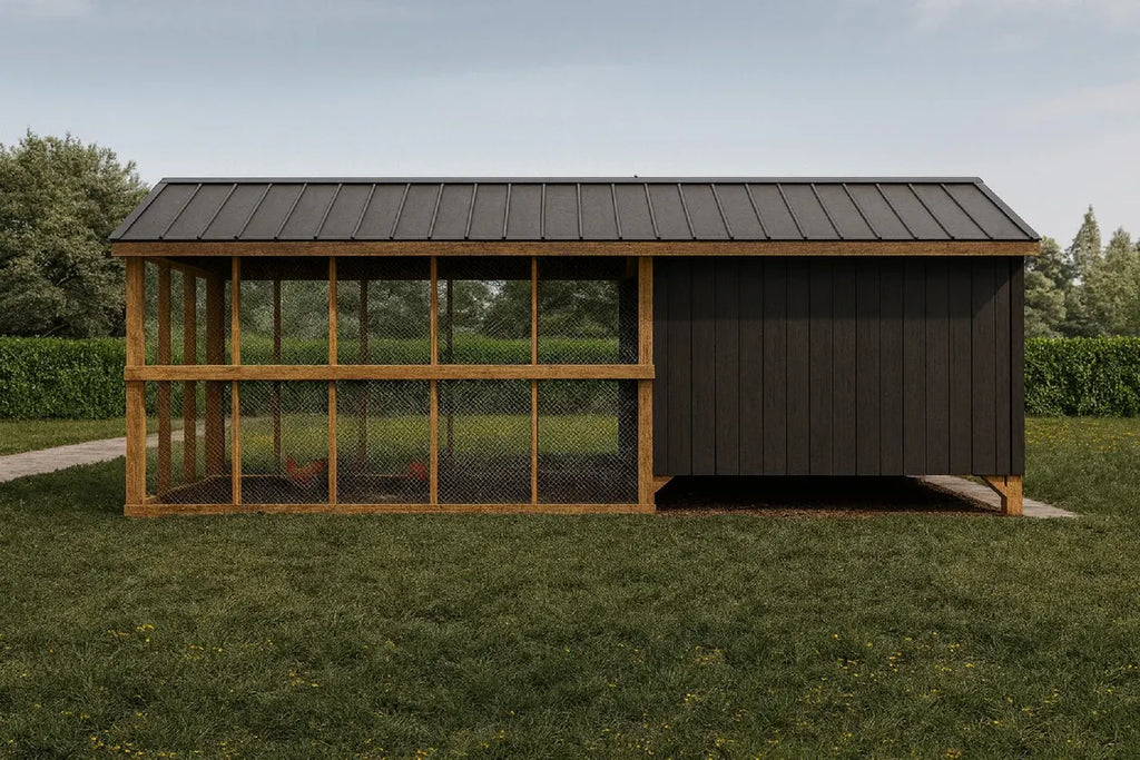 Chicken Coop Plans | 8x8 Walk-In Design + 8x16 Run | DIY Backyard PDF