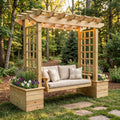 Arbor Swing Plans | Pergola Roof, A-Frame Freestanding (PDF Download)
